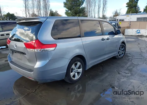 2012 Toyota Sienna Base 7 Passenger from USA, damaged, VIN 5TDKA3DC7CS009825